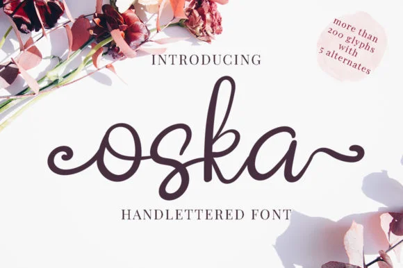 Oska Font by attypestudio — Script Handwritten Font