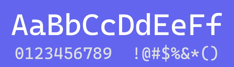 Cascadia Code by Aaron Bell — Sans Serif Font — thumbnail 3