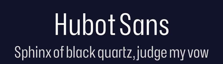 Hubot Sans by Deni Anggara — Sans Serif Font — thumbnail 2
