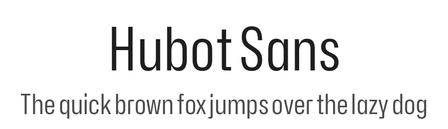 Hubot Sans by Deni Anggara β Sans Serif Font