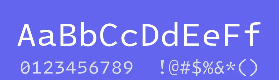 Intel One Mono by Fred Shallcrass — Sans Serif Font — thumbnail 3