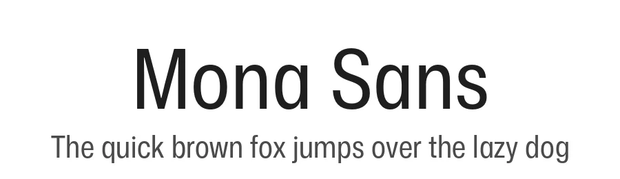 Mona Sans by Deni Anggara β Sans Serif Font