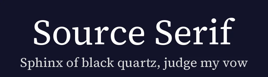 Source Serif by Frank Grießhammer — Serif Font — thumbnail 2