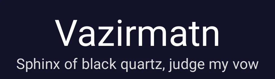 Vazirmatn by Saber Rastikerdar — Sans Serif Font — thumbnail 2