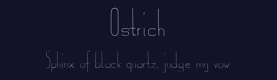 Ostrich by Patric Sterrantino — Script Handwritten Font — thumbnail 2