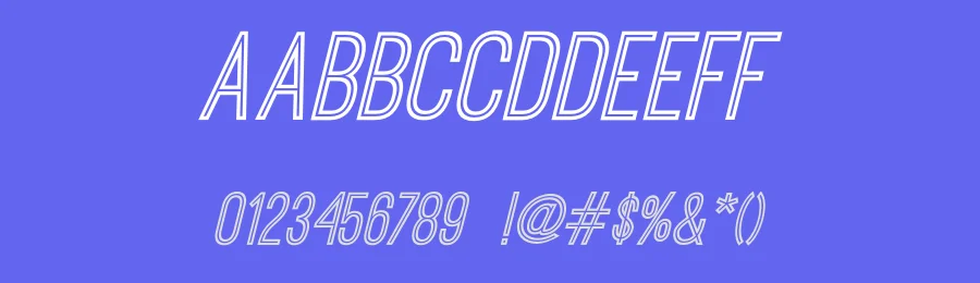 Ostrich Sans Inline by Tyler Finck — Sans Serif Font — thumbnail 3