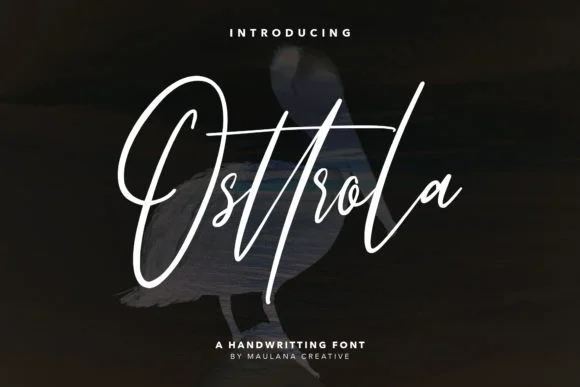 Osttrola Font by Maulana Creative — Script Handwritten Font