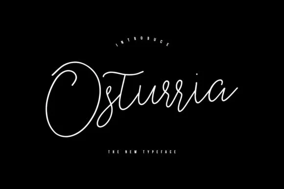 Osturria Font by Maulana Creative — Script Handwritten Font