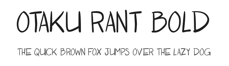 Otaku Rant Bold