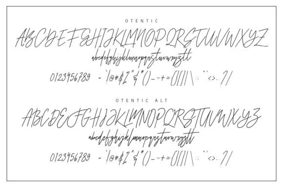 Otentic Font by Maulana Creative — Script Handwritten Font — thumbnail 8