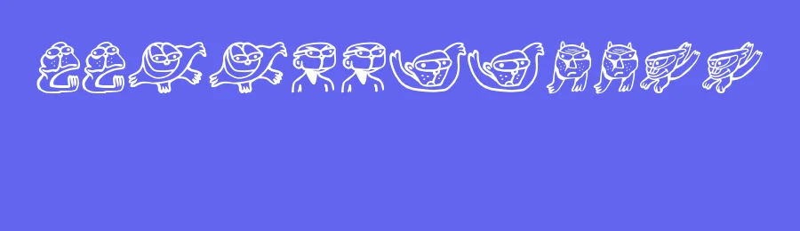 Otu by Vladimir Nikolic — Dingbats Font — thumbnail 3