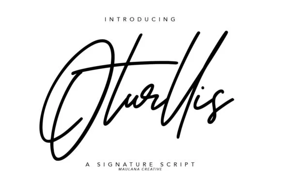 Oturllis Font by Maulana Creative — Script Handwritten Font