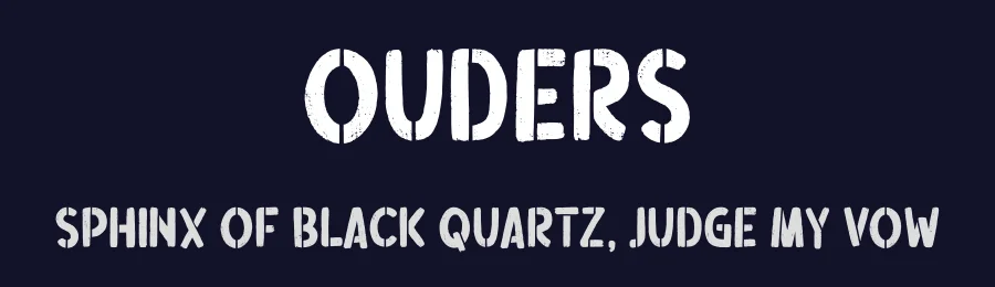 Ouders by Garisman Studio — Decorative Font — thumbnail 2