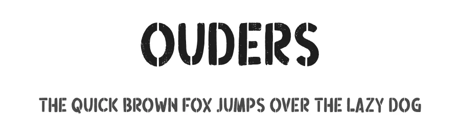 Ouders by Garisman Studio — Decorative Font