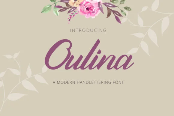 Oulina Font by Shakatype — Script Handwritten Font