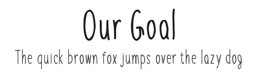 Our Goal