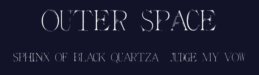 Outer Space by ipassas design — Decorative Font — thumbnail 2