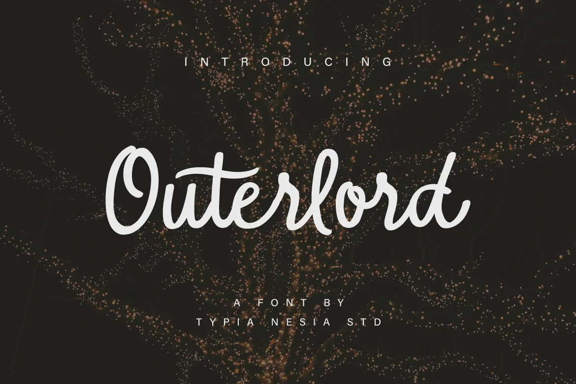 Outerlord Font by Typia Nesia — Script Handwritten Font