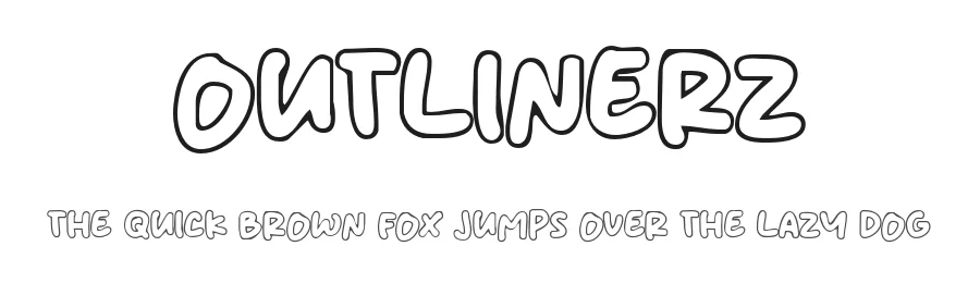 Outlinerz by Origin Type — Decorative Font