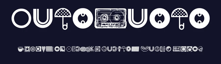 Outomuoto by Juha Korhonen — Dingbats Font — thumbnail 2