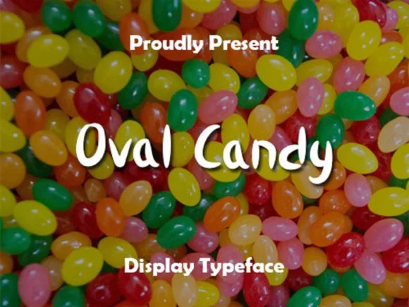 Oval Candy Font by scriptstrategy — Script Handwritten Font