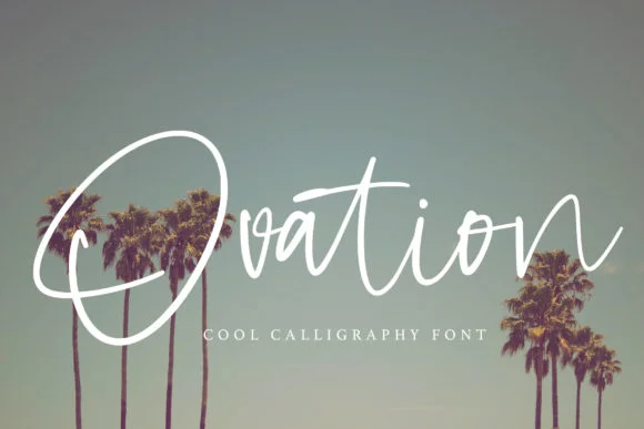Ovation Font by Arendxstudio — Script Handwritten Font