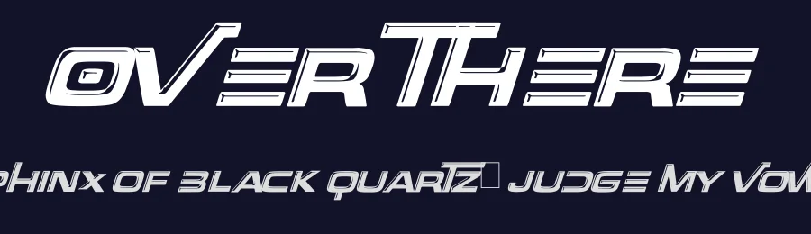 Over There by imagex — Display Font — thumbnail 2