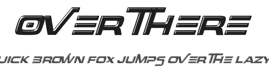 Over There by imagex โ Display Font