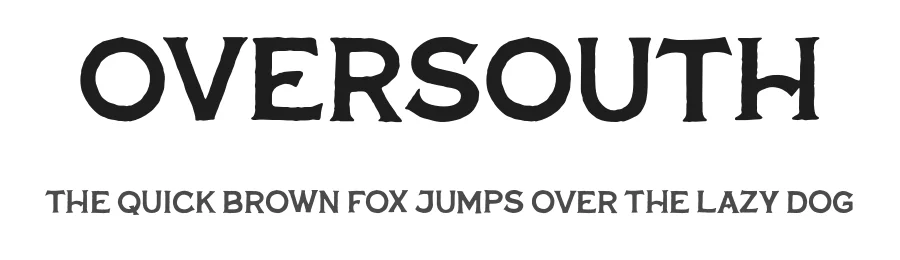 Oversouth by Letterhend Studio — Decorative Font