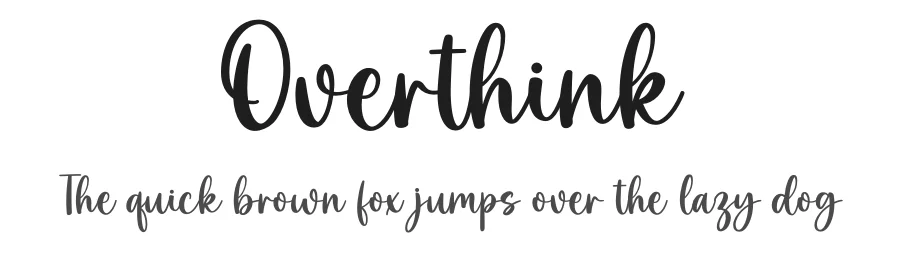 Overthink