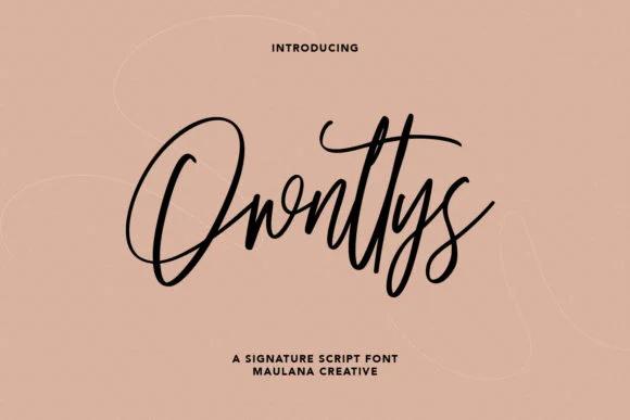 Ownttys Font by Maulana Creative — Script Handwritten Font