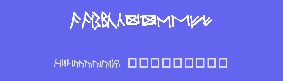 Oxford Runes by Tilman Schalmey — Dingbats Font — thumbnail 3