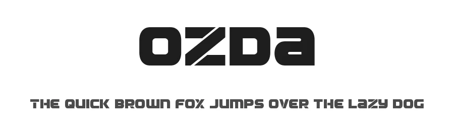 Ozda by Iconian Fonts β Display Font