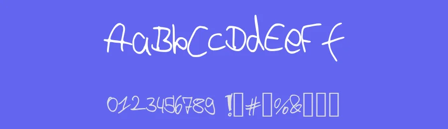p4r4d0x h4ndwr1tt3n by p4r4d0x — Script Handwritten Font — thumbnail 3