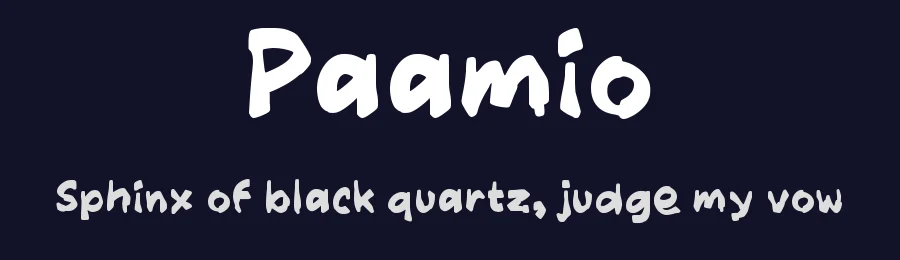 Paamio by wepfont.com — Decorative Font — thumbnail 2