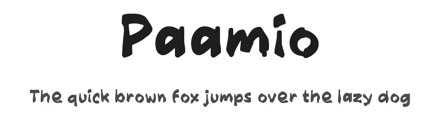 Paamio by wepfont.com — Decorative Font