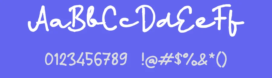 Pabaneya by wepfont.com — Script Handwritten Font — thumbnail 3