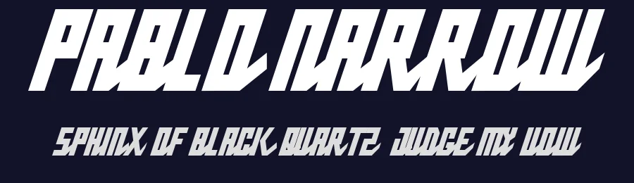 Pablo Narrow by Jack Fisher — Display Font — thumbnail 2