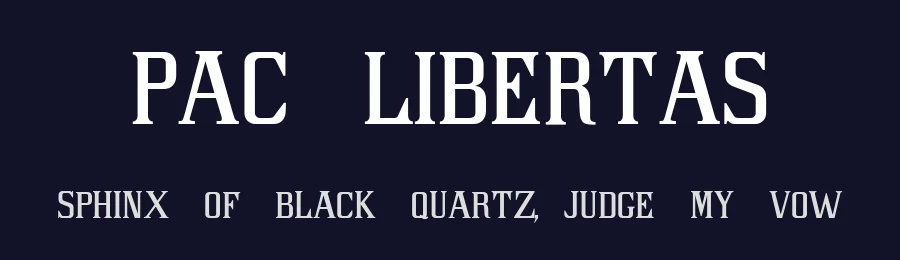Pac Libertas by Evaldas Klupsas — Decorative Font — thumbnail 2