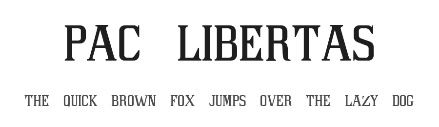 Pac Libertas by Evaldas Klupsas — Decorative Font