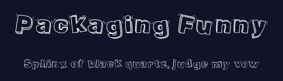 Packaging Funny by Galdino Otten Fonts — Decorative Font — thumbnail 2