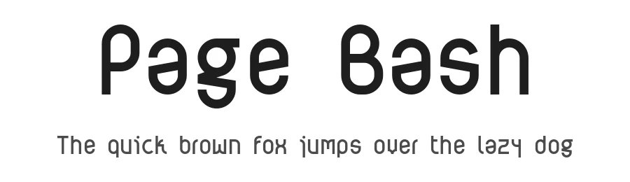 Page Bash