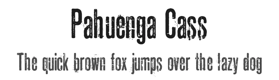 Pahuenga Cass by Bumbayo Font Fabrik — Decorative Font