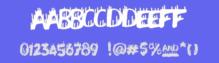 Pain Explosion by Woodcutter — Decorative Font — thumbnail 3