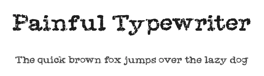 Painful Typewriter
