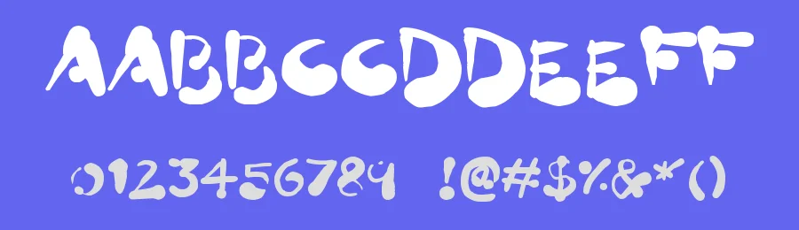 Paint Blobs by Hawtpixel — Decorative Font — thumbnail 3
