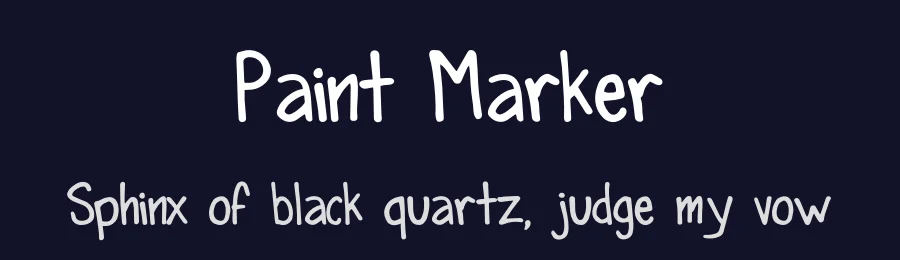 Paint Marker by Elaine Dettmann — Script Handwritten Font — thumbnail 2