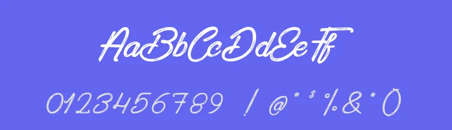 Painting in the Sunlight by Cat.B — Script Handwritten Font — thumbnail 3