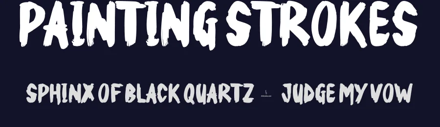 Painting Strokes by JSH creates — Decorative Font — thumbnail 2