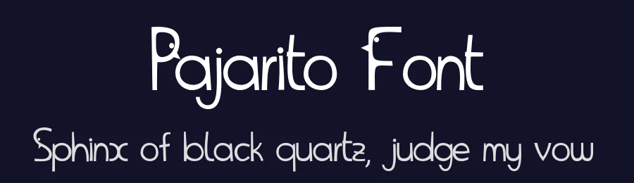 Pajarito Font by Zoé Zoro — Decorative Font — thumbnail 2